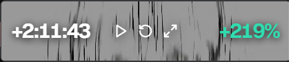 SESH compact mode timer strip
